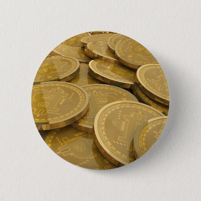 Bitcoin 7 6 cm round badge (Front)