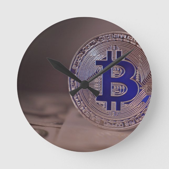 Bitcoin 8 round clock (Front)