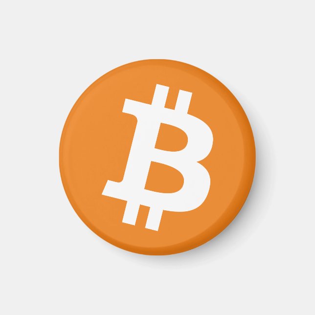 Bitcoin Acrylic Keychain Rep Magnet (Front)