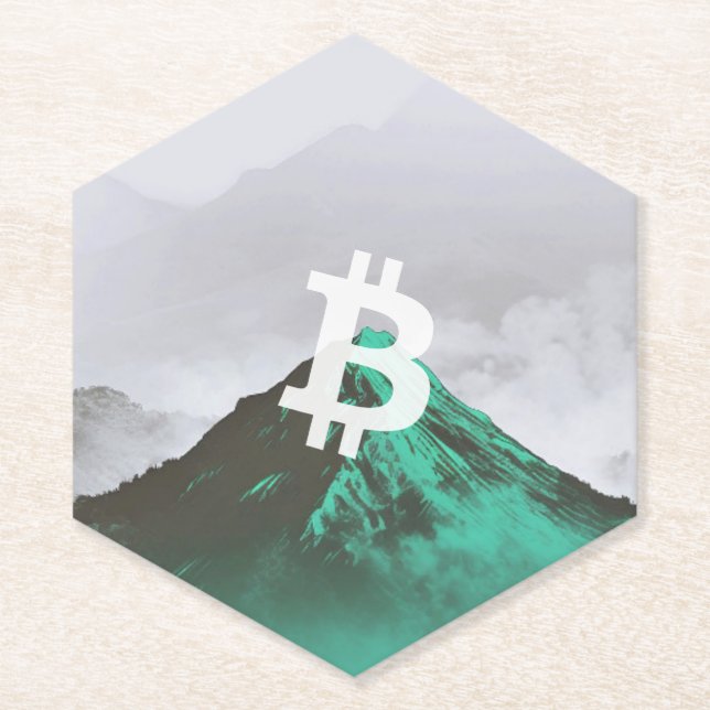 Bitcoin All-Time-High (ATH) Paper Coaster (Front)