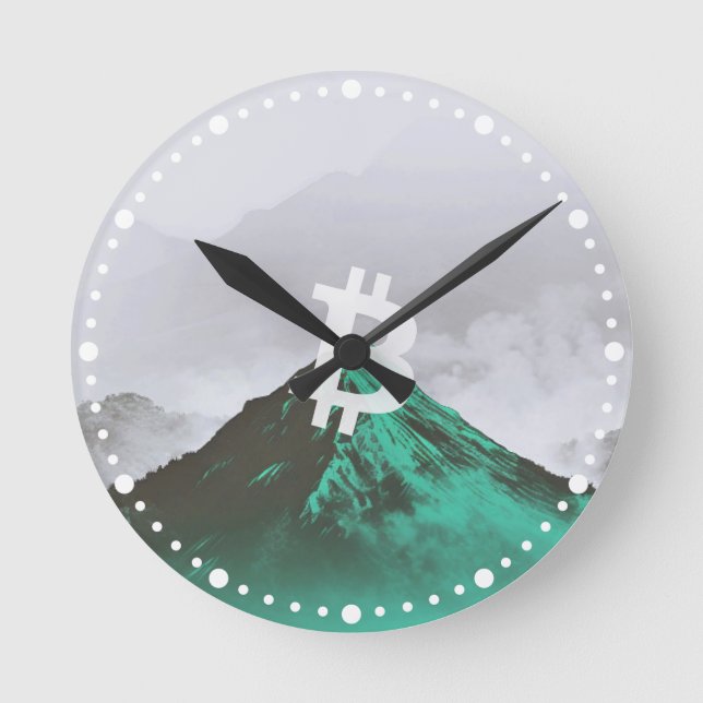 Bitcoin All-Time-High (ATH) Round Clock (Front)