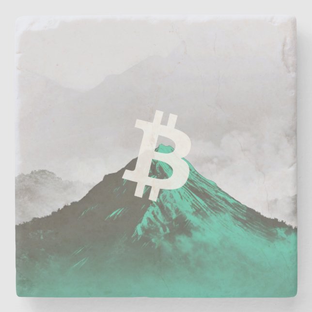 Bitcoin All-Time-High (ATH) Stone Coaster (Front)