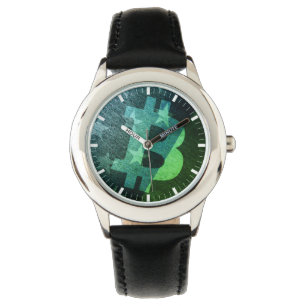 Bitcoin America ₿ (Green) Watch