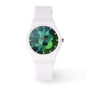 Bitcoin America ₿ (Green) Watch
