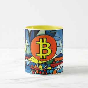 Bitcoin Art Mug