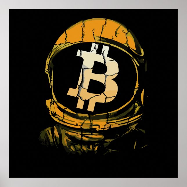 Bitcoin Astronaut-Crypto Astronaut Poster (Front)