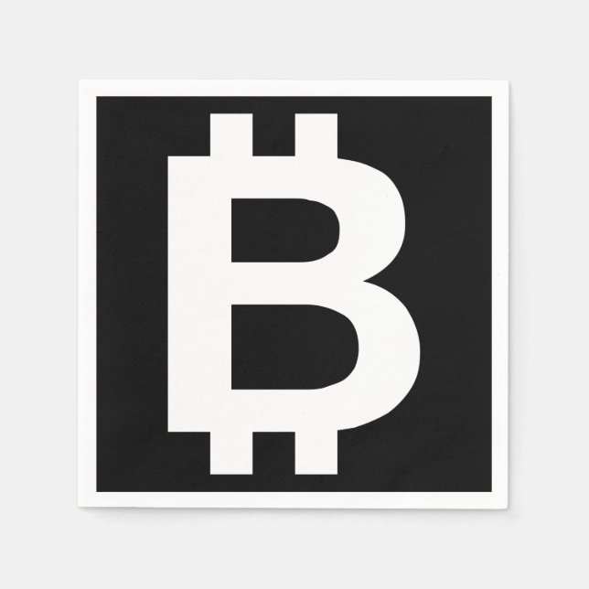 Bitcoin B Cool 3 Ply Napkins (Front)