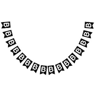 Bitcoin B Cool Bunting Banner