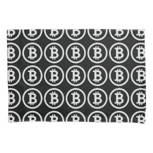 Bitcoin B Dollar Sign Crypto Pillowcase