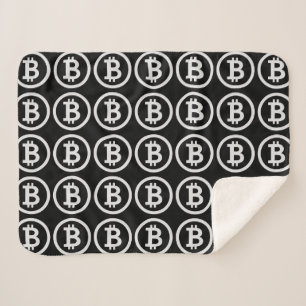Bitcoin B Dollar Sign Crypto Sherpa Blanket