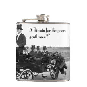 Bitcoin Beggar Hip Flask