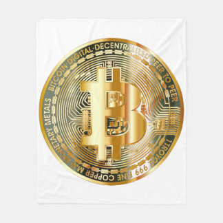 Bitcoin Blanket: Cosy up to the Future of Currency Fleece Blanket
