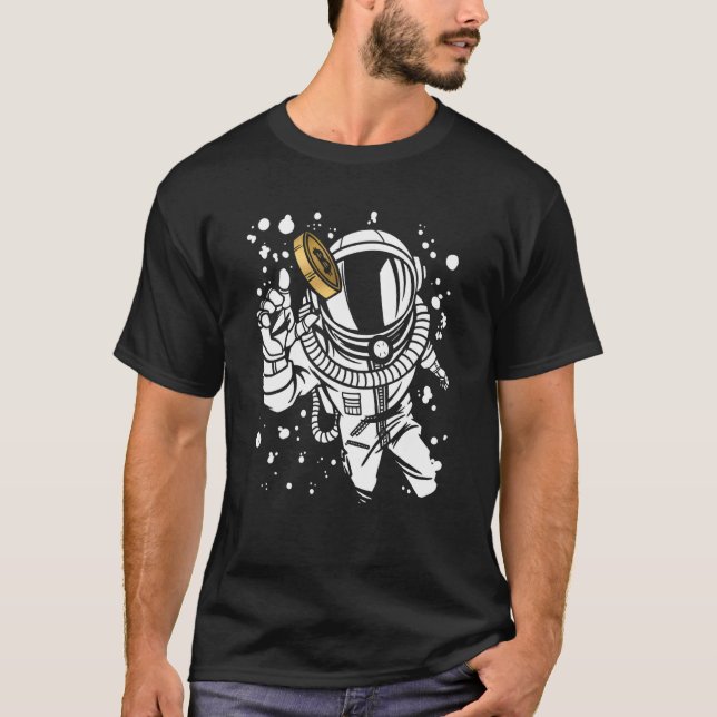 Bitcoin BTC Blockchain Crypto Cryptocurrency to th T-Shirt (Front)