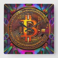 Bitcoin BTC Cryptocurrency Art