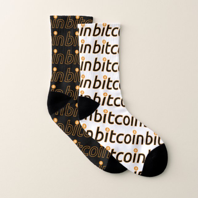 Bitcoin BTC Mix N Match All-Over-Print Socks (Pair)