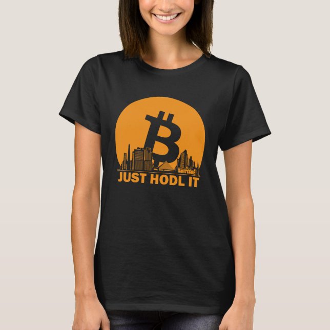 Bitcoin Buenos Aires Skyline Buenos Aires Bitcoin  T-Shirt (Front)