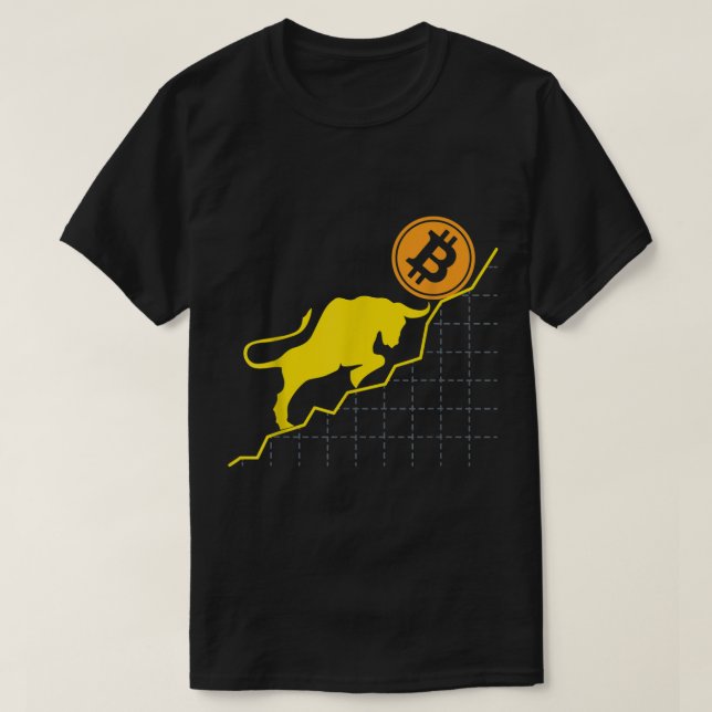 Bitcoin Bull Market Design T-Shirt (Design Front)