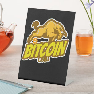 Bitcoin Bull run - Btc Crypto Pedestal Sign