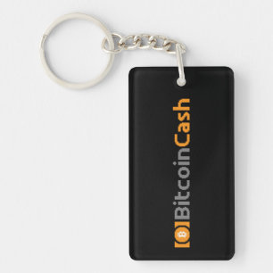 Bitcoin Cash BCH 8-Bit Logo Keychain