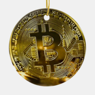 bitcoin ceramic tree decoration