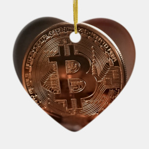 Bitcoin Ceramic Tree Decoration