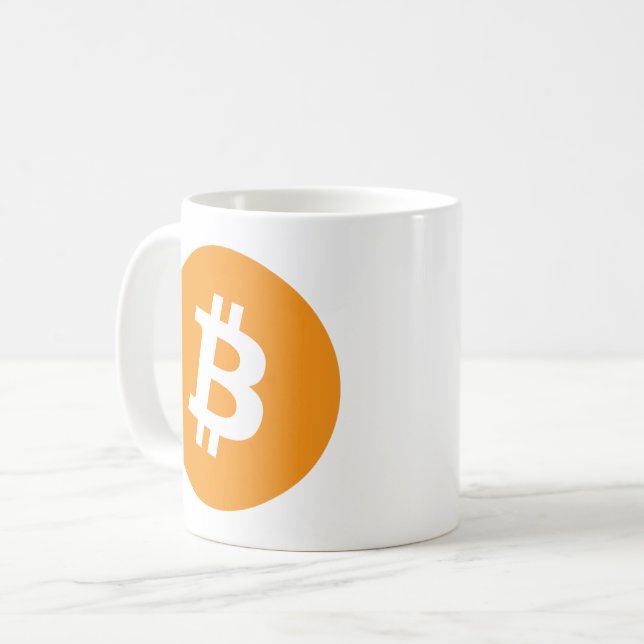 Bitcoin Classic Logo Coffee Cup (Front Left)
