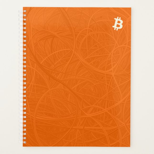 Bitcoin Classic Orange (Neuron) Planner (Front)