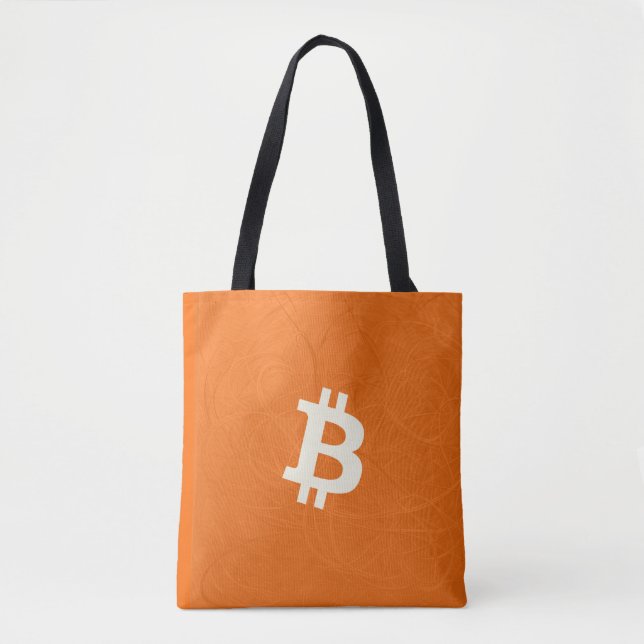 Bitcoin Classic Orange (Neuron) Tote Bag (Front)