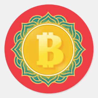 BITCOIN CLASSIC ROUND STICKER