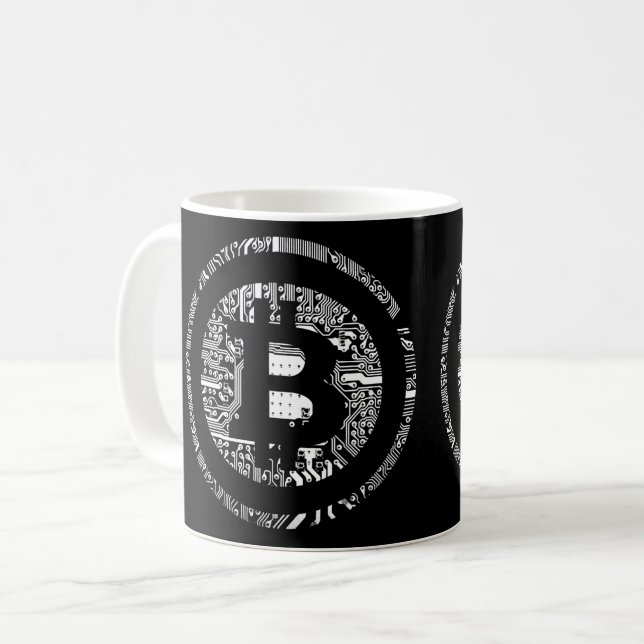 Bitcoin Coffee Mug (Front Left)