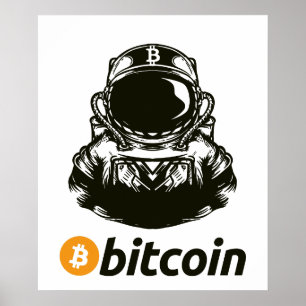 BITCOIN-Crypto Astronaut Poster