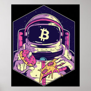 BITCOIN-Crypto Astronaut Poster