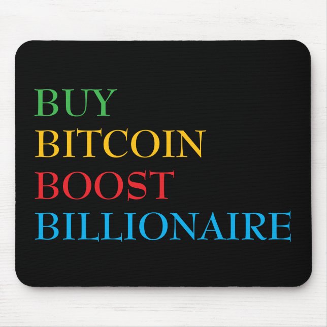 Bitcoin Crypto Mouse Mat (Front)
