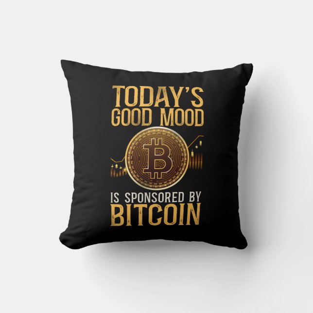 Bitcoin Crypto Todays Good Mood Is Sponsored By Cushion (Front)