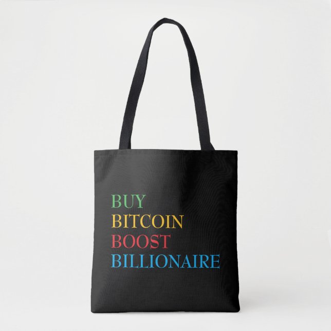 Bitcoin Crypto Tote Bag (Front)