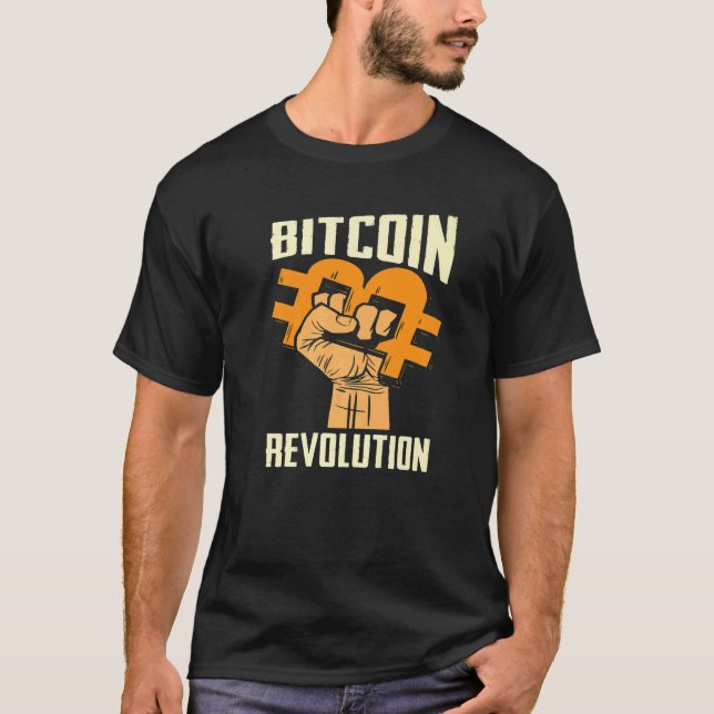 Bitcoin Cryptocurrency BTC Revolution Bitcoin Trad T-Shirt (Front)
