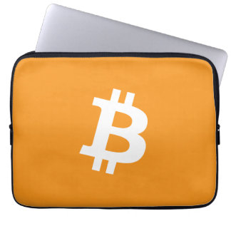 Bitcoin Cryptocurrency Logo Laptop Sleeve