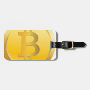 Bitcoin Cryptocurrency Luggage Tag