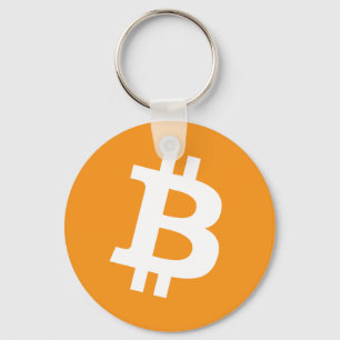Bitcoin Currency Symbol Key Ring