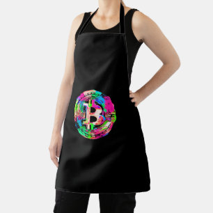 "Bitcoin Cypherpunk" Oil Painting Apron