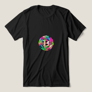 "Bitcoin Cypherpunk" Oil Painting Tri-Blend Shirt