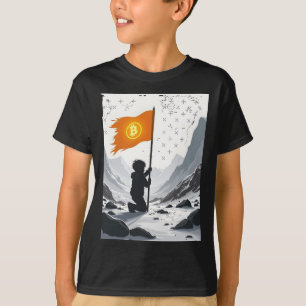 Bitcoin Dark Hidden Forces Of Crypto Sticker T-Shirt