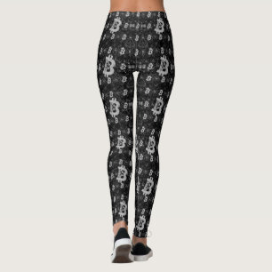 Bitcoin Digital Cryptocurrency  Leggings