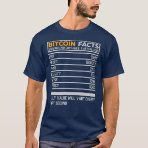 Bitcoin Fact Sheet T-Shirt