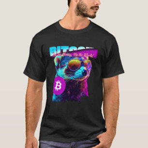 Bitcoin Ferret (Funny BTC Statement & Graphic) T-Shirt