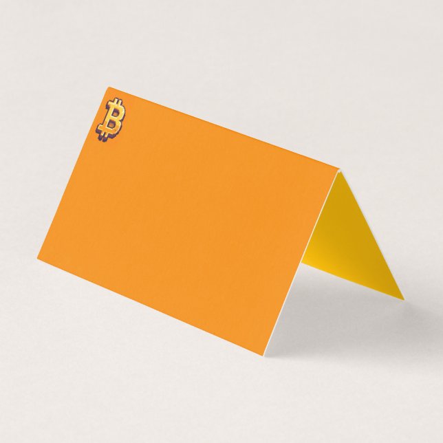Bitcoin Folded Card (Front)