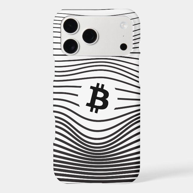 Bitcoin Force (White) iPhone Case (Back)