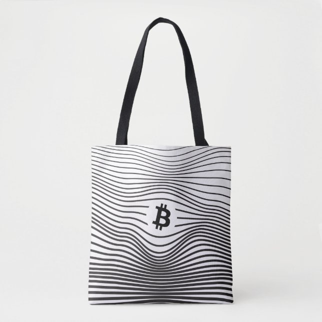 Bitcoin Force (White)  Tote Bag (Front)