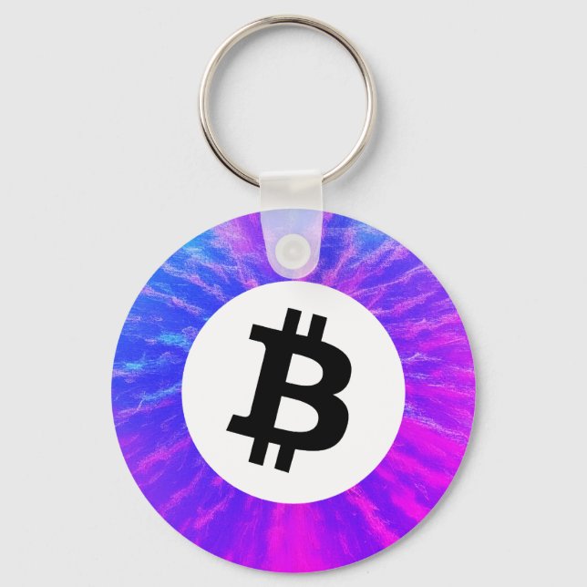 Bitcoin Frequency Key Ring (Front)
