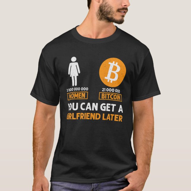 Bitcoin Funny BTC Crypto Sarcastic Trading T-Shirt (Front)